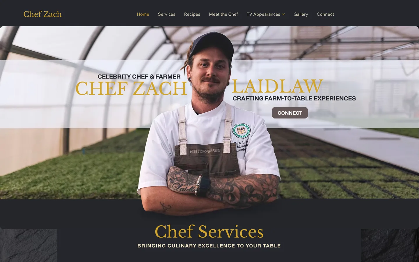 Chef Zach Laidlaw — hero