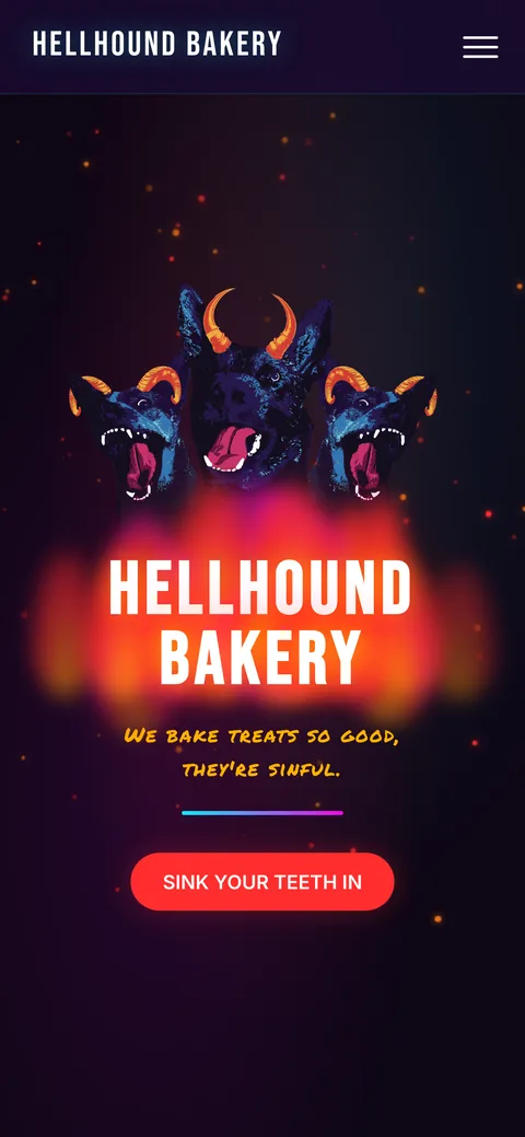 Hellhound Bakery — mobile
