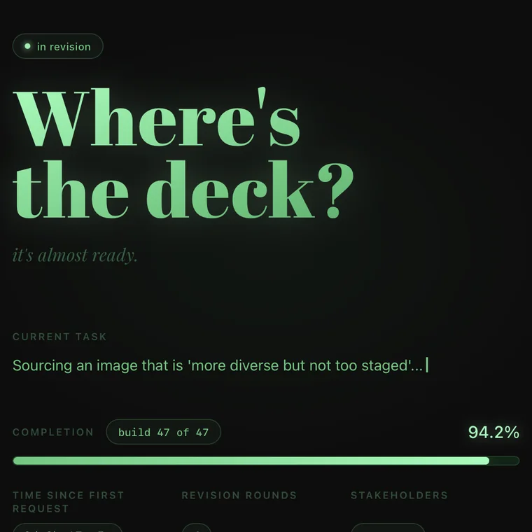 Where's the Deck — site hero